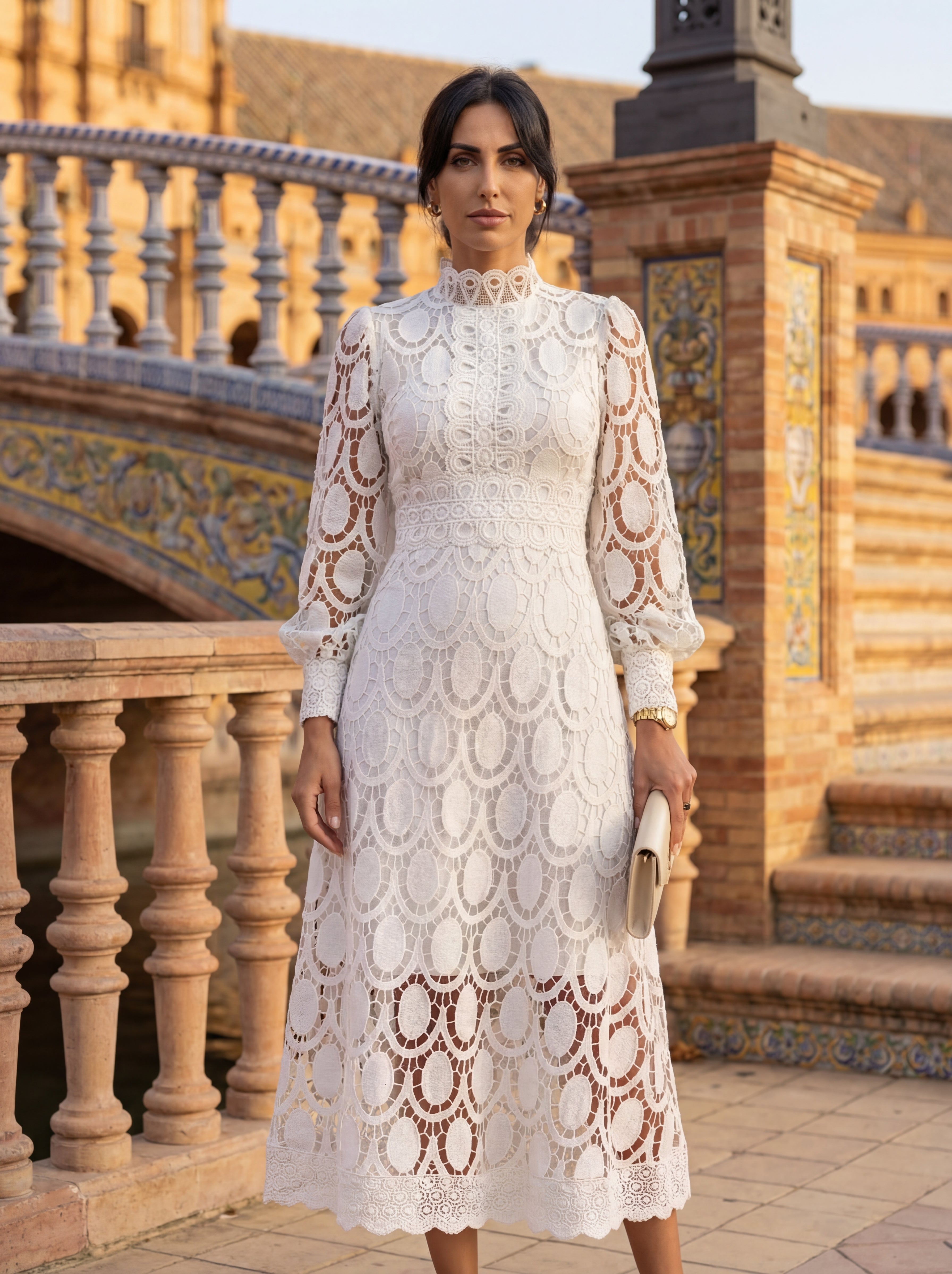 Carmona | Robe printanière en dentelle