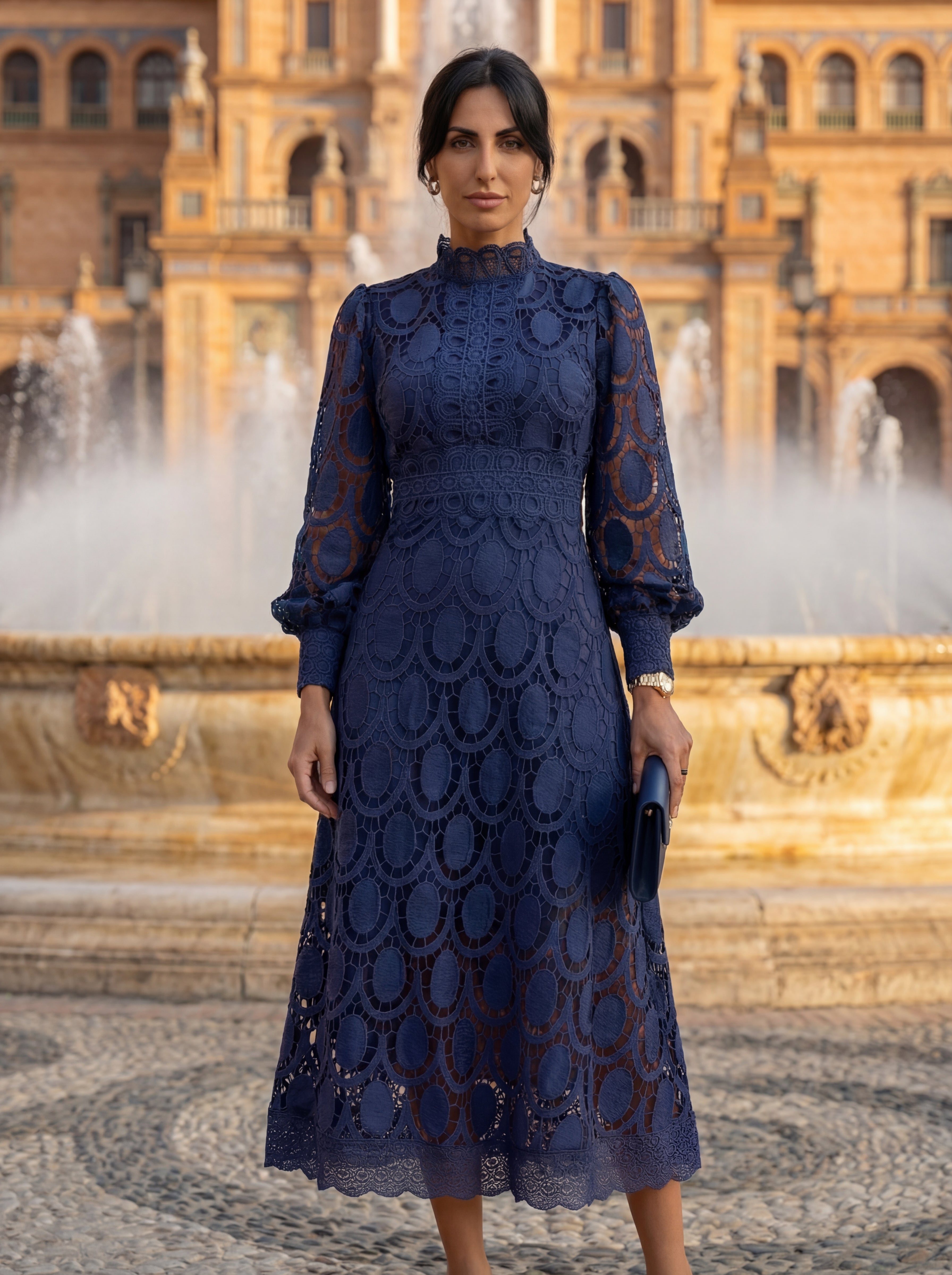 Carmona | Robe printanière en dentelle