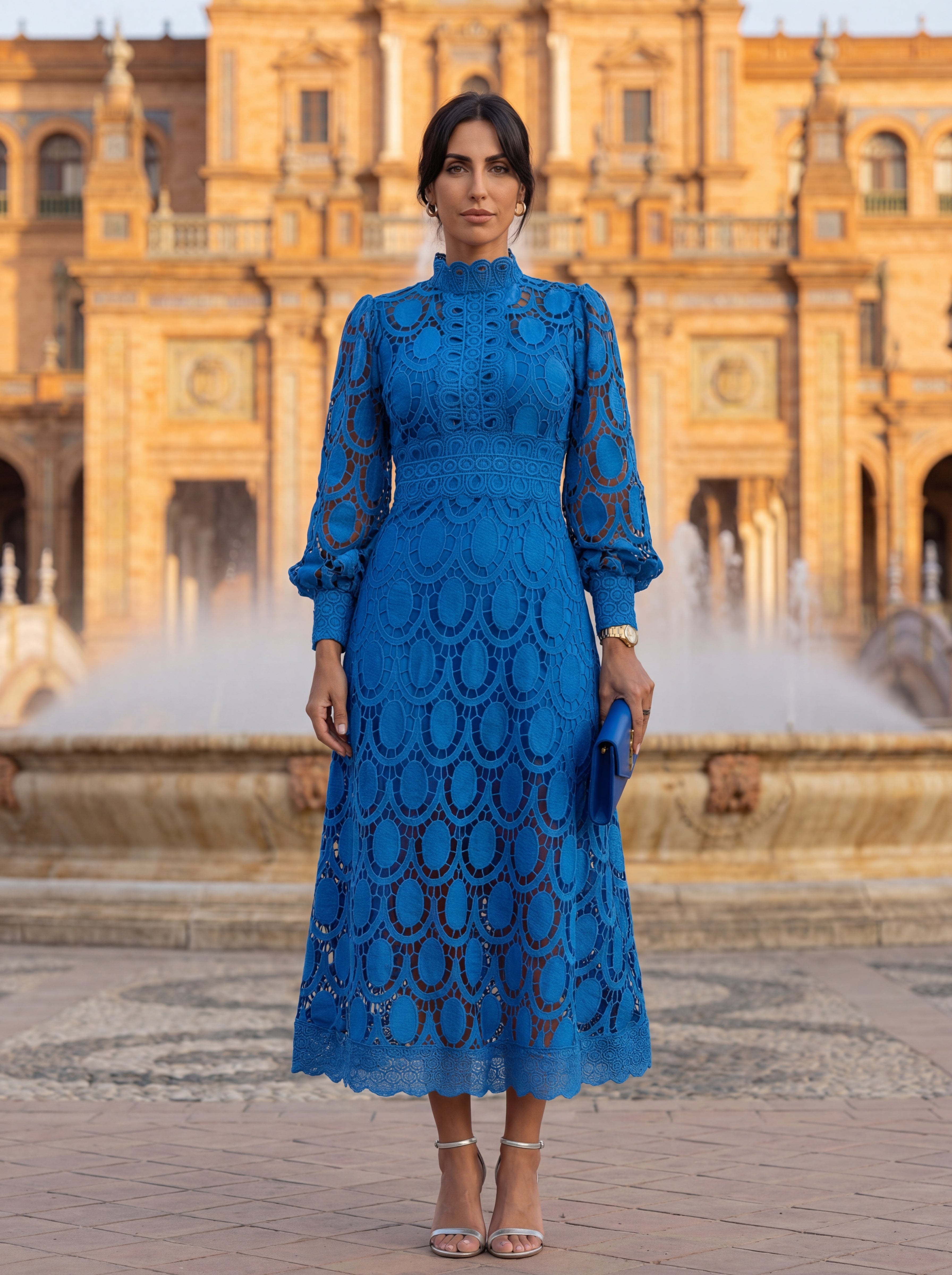 Carmona | Robe printanière en dentelle