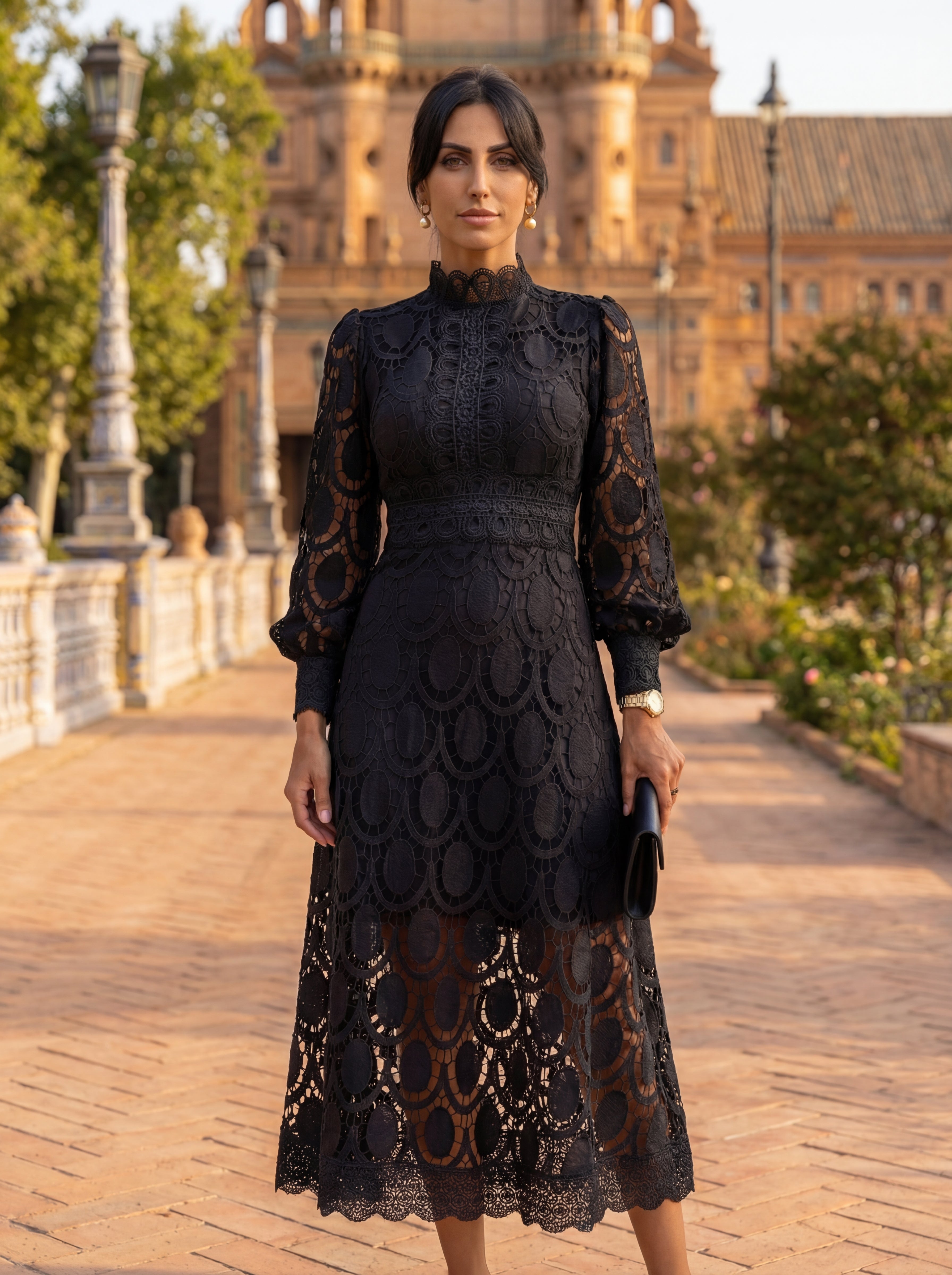 Carmona | Robe printanière en dentelle