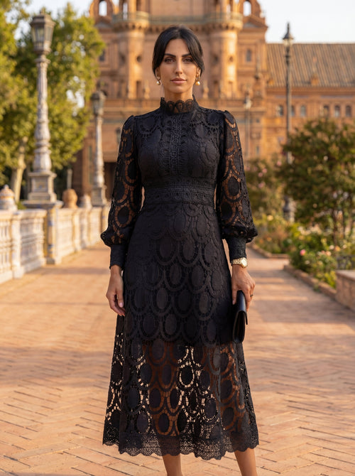 Carmona | Robe printanière en dentelle