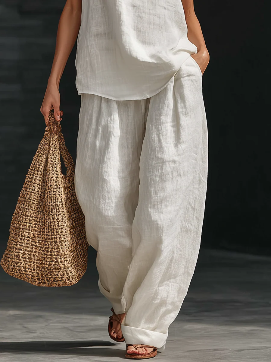 Conjunto sin mangas Zoë™ con pantalón de pierna ancha
