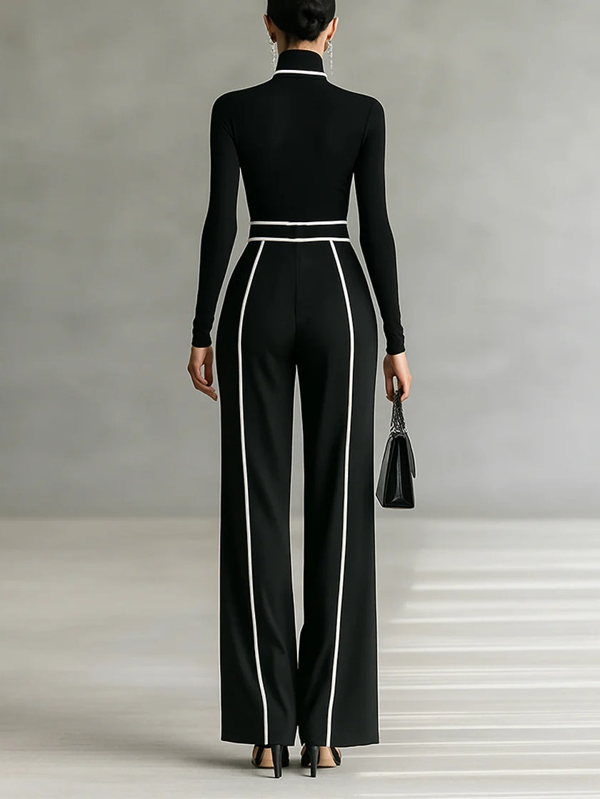 Vera™ || Elegante conjunto con detalles contrastantes