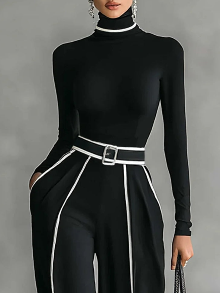 Vera™ || Elegante conjunto con detalles contrastantes