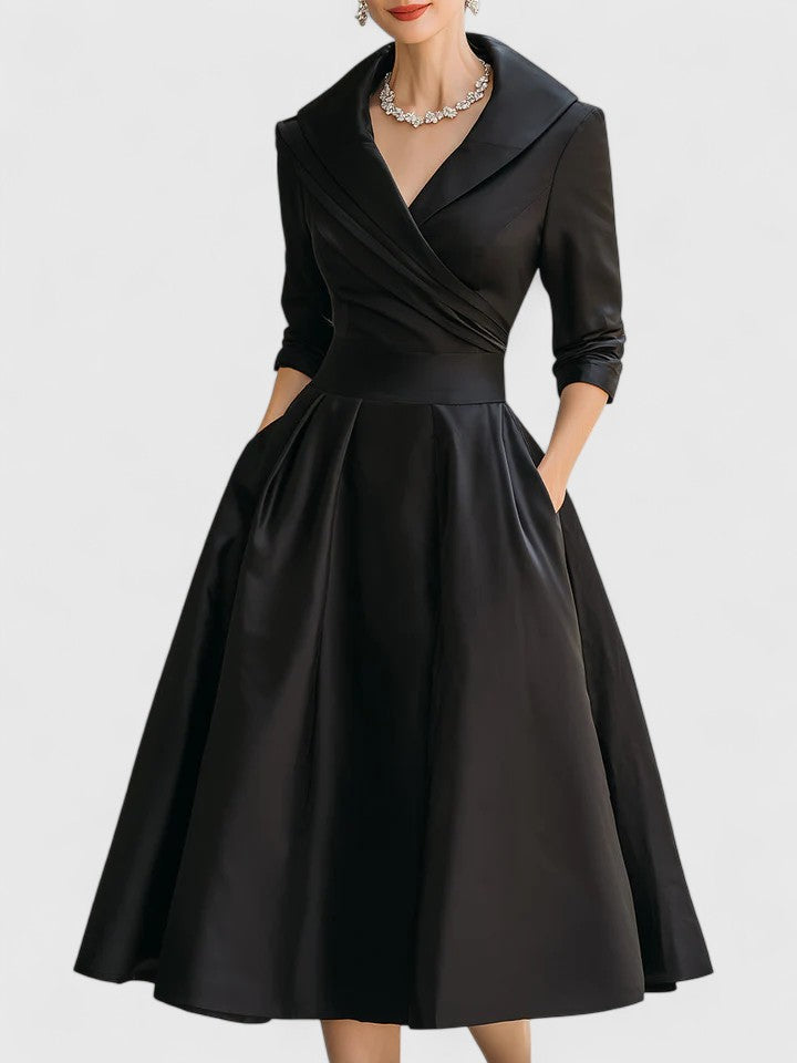Zyrah™ | Elegante bata midi