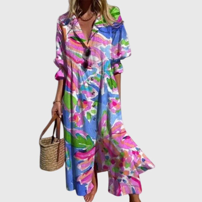 Zaria | Robe longue bohème chic