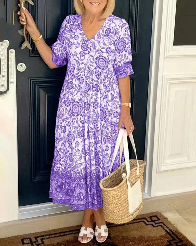 Madison – Robe légère et fluide à l’effet flatteur.