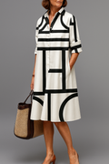 Annette | Robe midi élégante