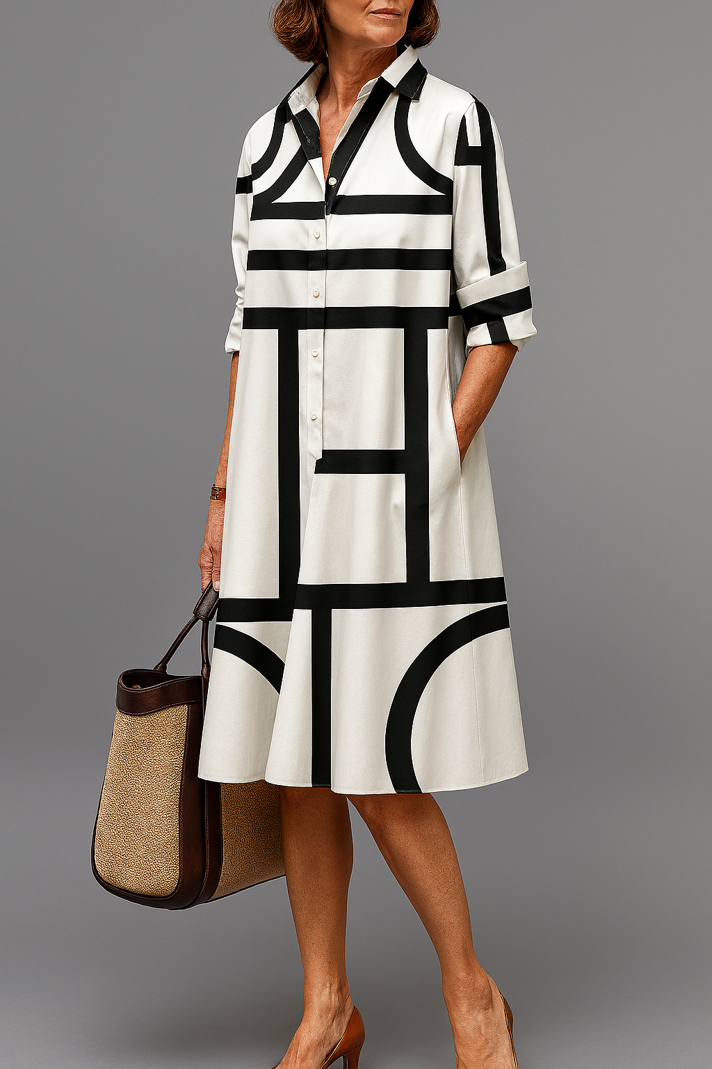 Annette | Robe midi élégante