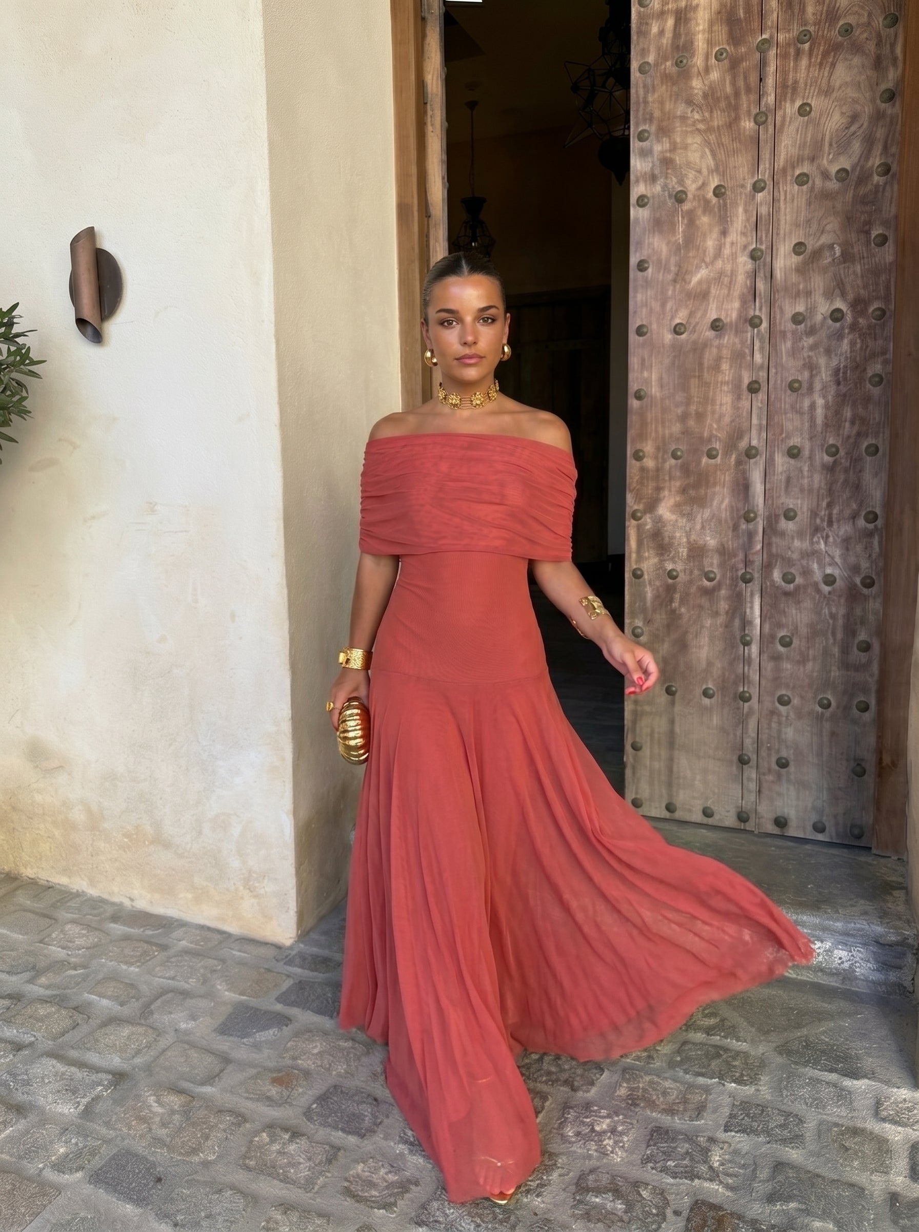 Robe Tolède en vert