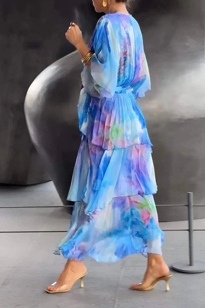 Cassia – Elegante vestido de gasa