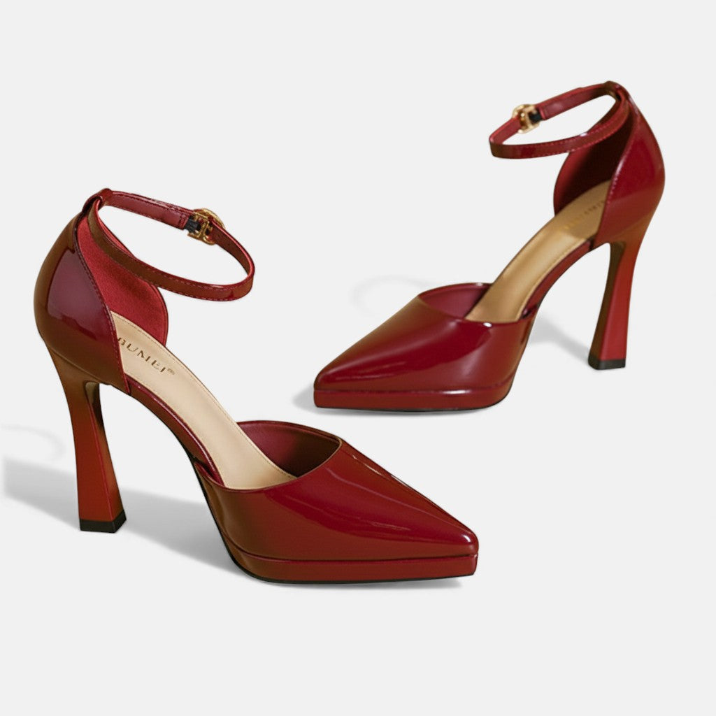 Evette™ | Tacones de piel