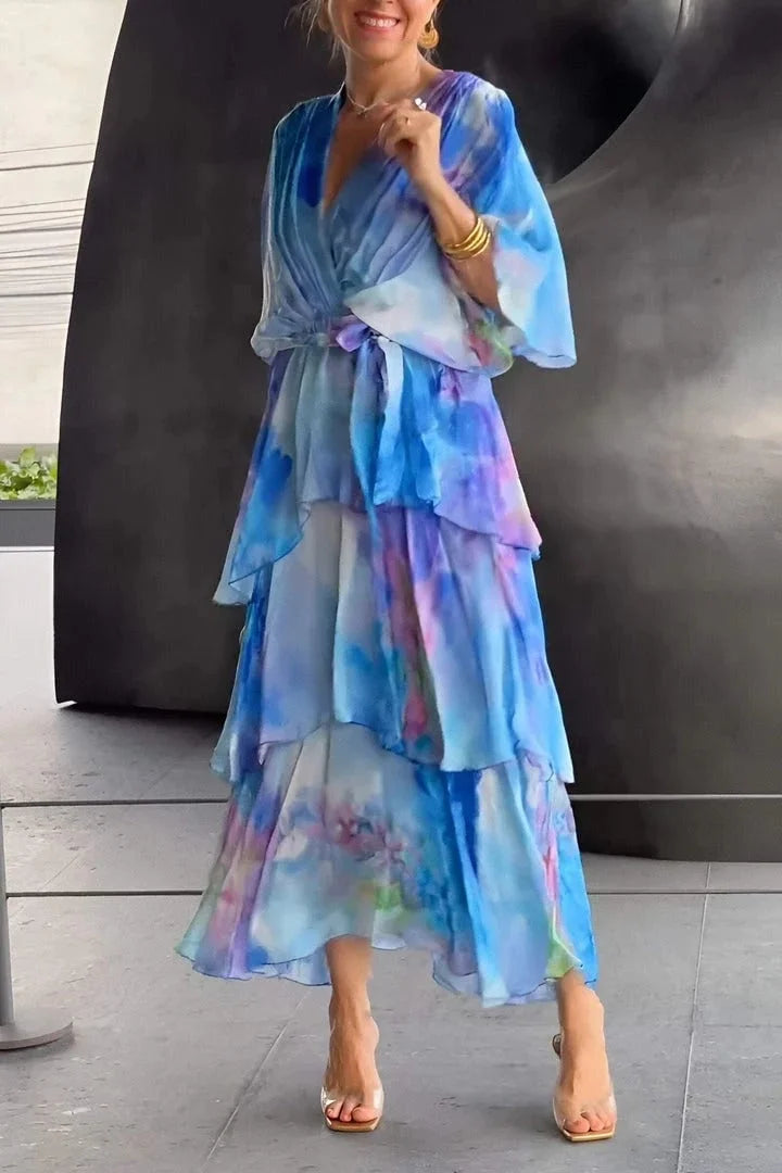 Cassia – Elegante vestido de gasa