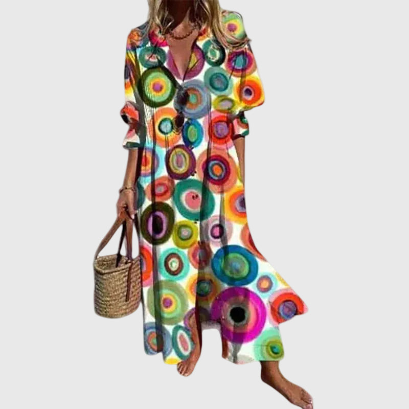 Zaria | Robe longue bohème chic