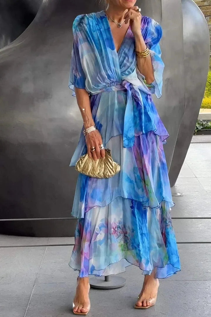 Cassia – Elegante vestido de gasa
