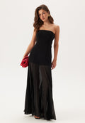 Aveline™ | Vestido Negro Bandeau