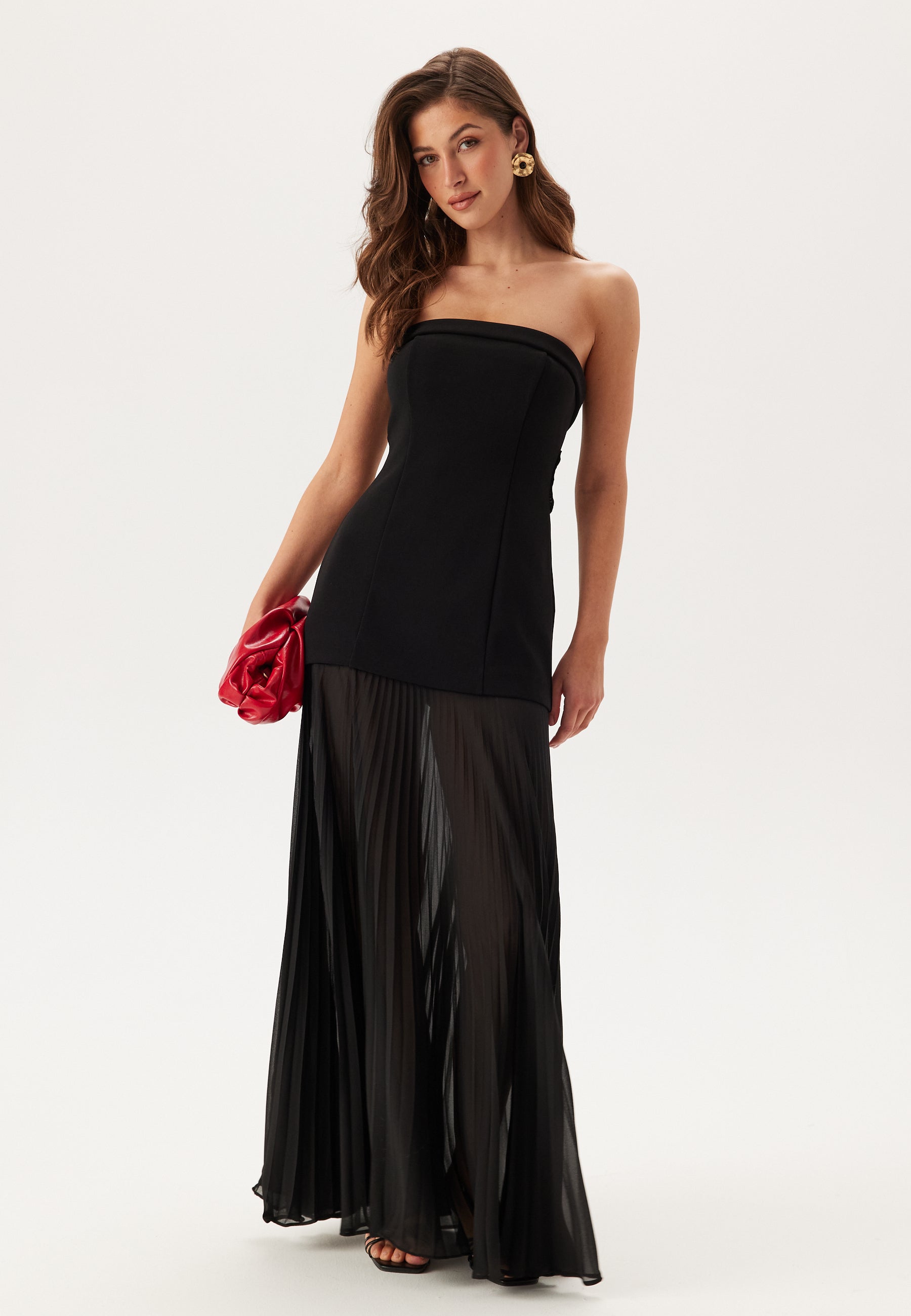 Aveline™ | Vestido Negro Bandeau