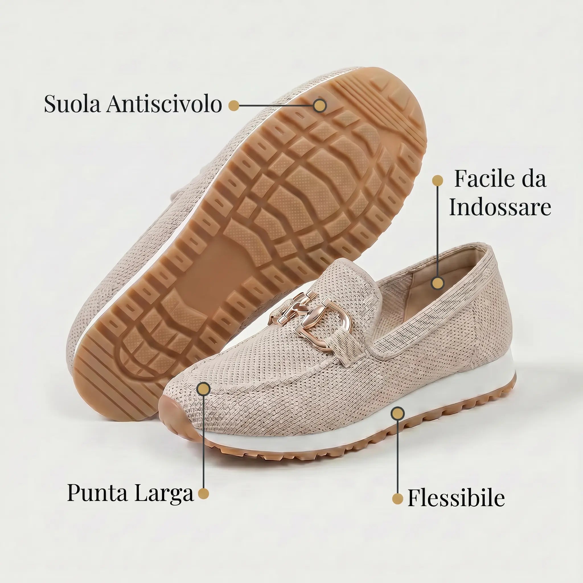 Mila Mocassins orthopédiques confortables