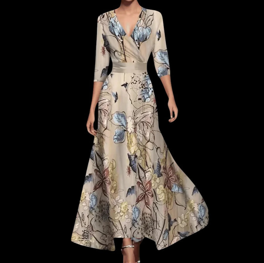 Aurora™ | Robe de tous les jours confortable à col en V