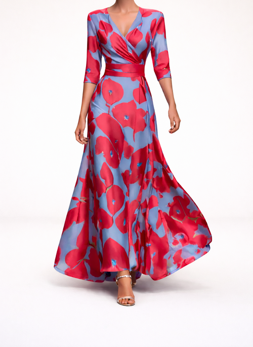 Aurora™ | Robe de tous les jours confortable à col en V