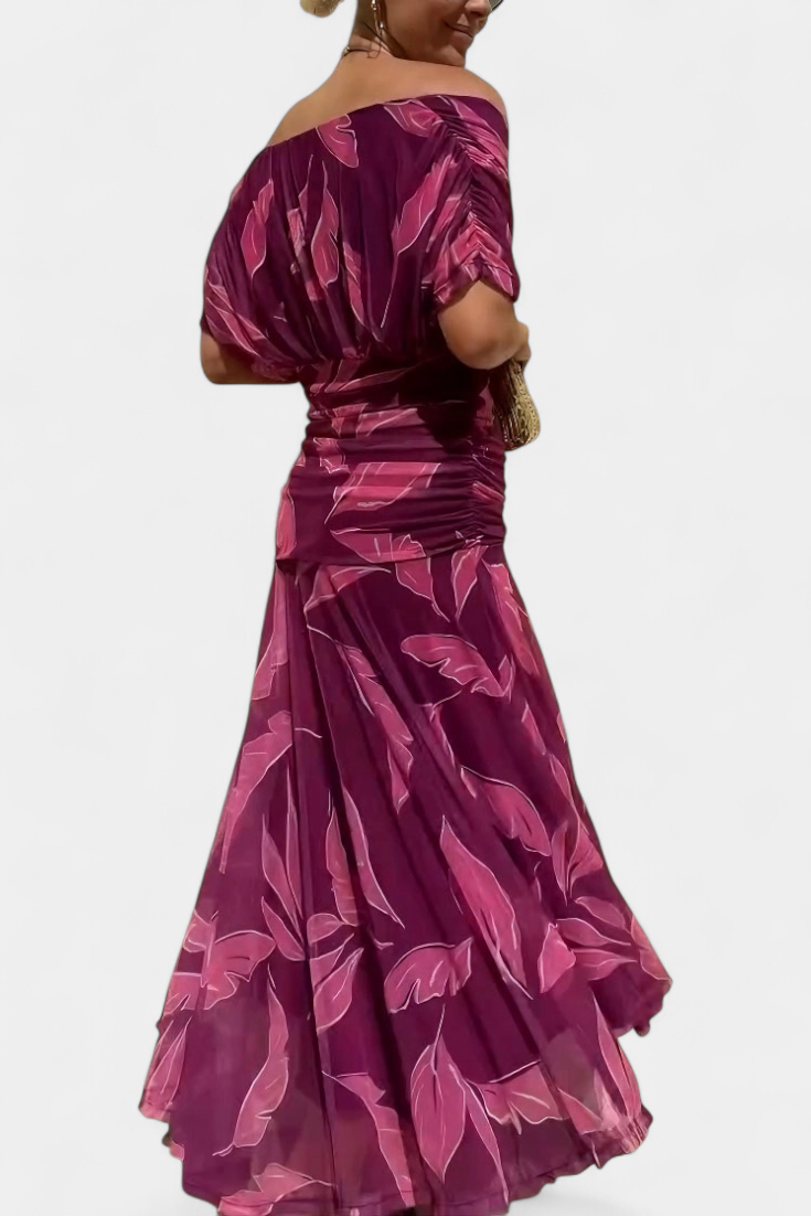 Camille | Vestido drapeado estilo cruzado