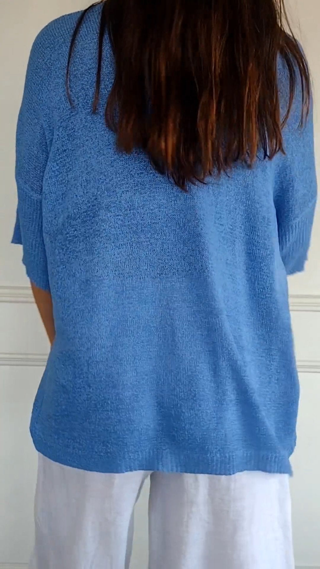 SKY | Blusa noire cuello en V