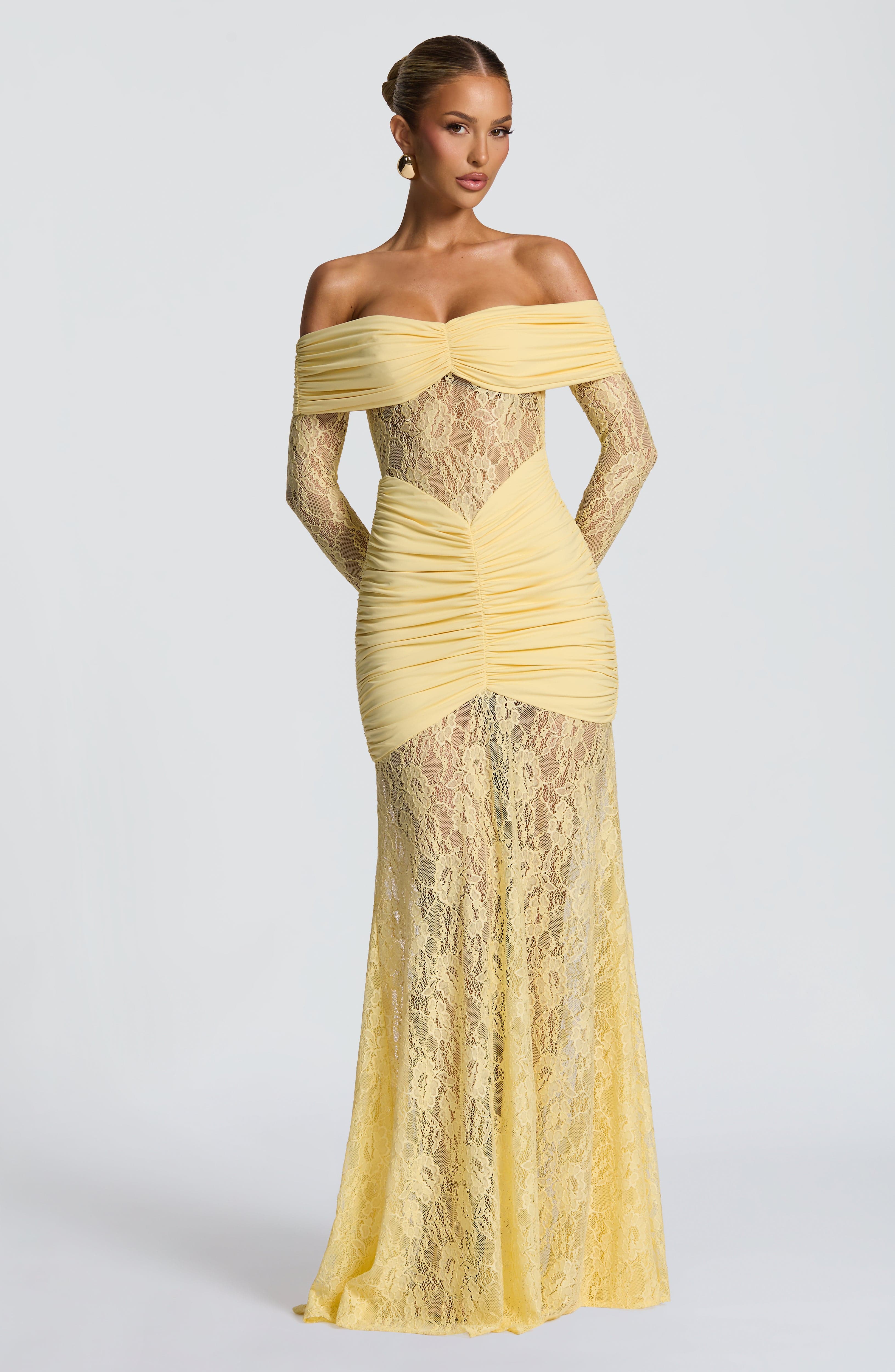 Robe Libra™ - Élégance sophistiquée avec dentelle et drapé