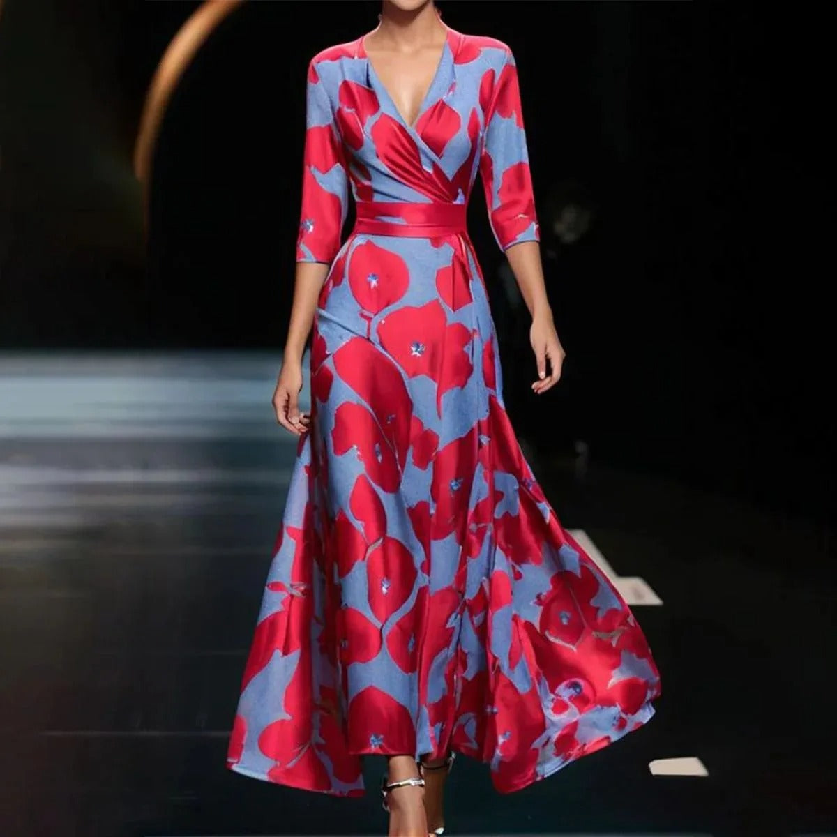 Aria™ | Robe élégante à imprimé floral