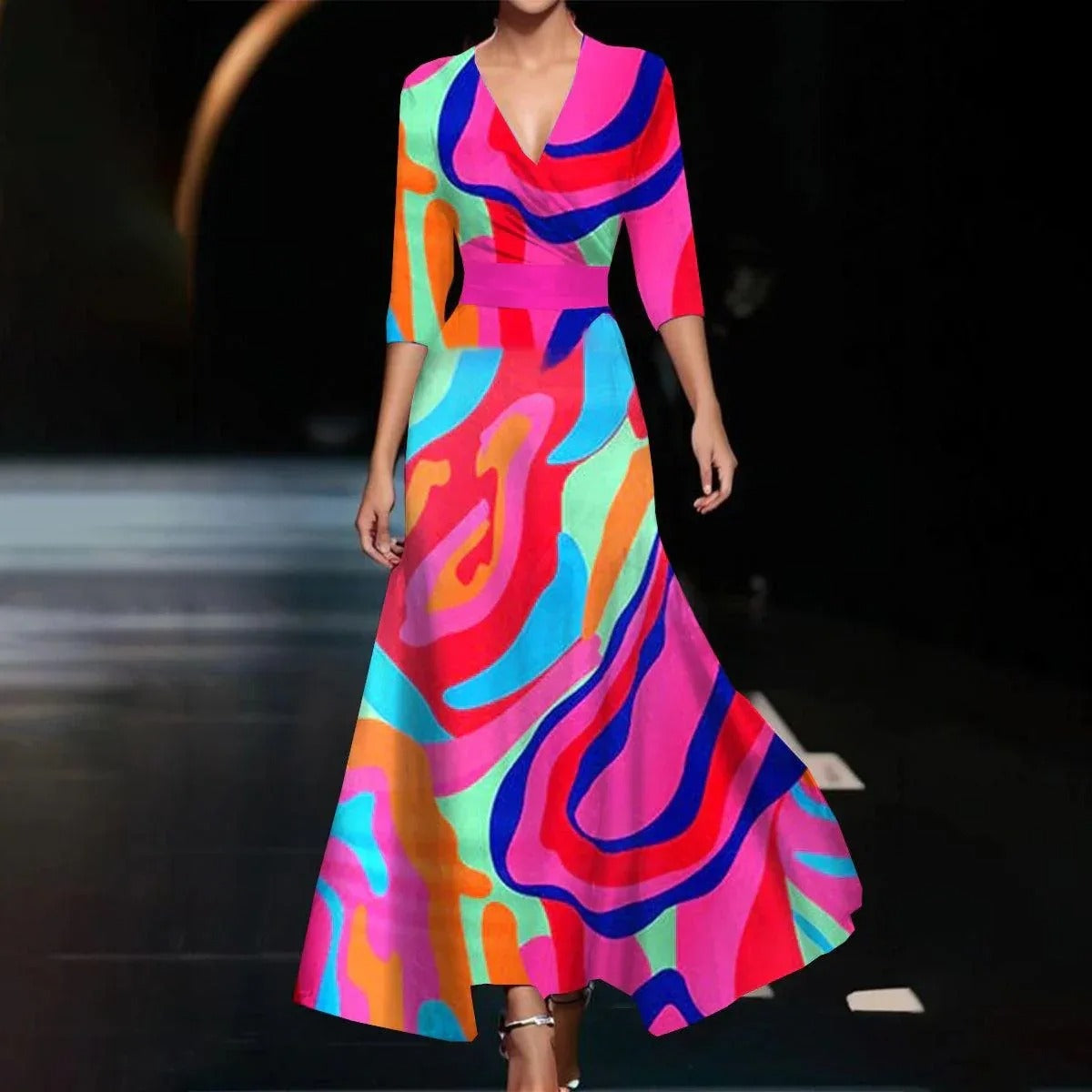 Aria™ | Robe élégante à imprimé floral