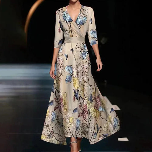Aria™ | Robe élégante à imprimé floral