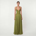 VESTIDO LARGO OLIVE ÉLITE